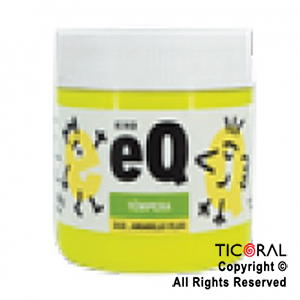 TEMPERA EQ 315 FLUO AMARILLO 200ML X 3 UNIDADES