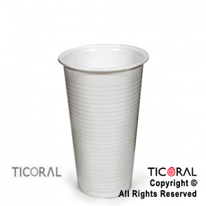 VASO 220CC LISO BLANCO x 100 BELLA CUP