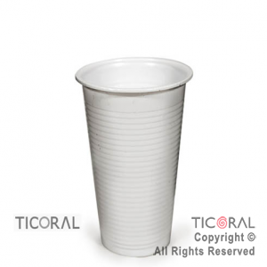 VASO 220CC LISO BLANCO x 100 BELLA CUP