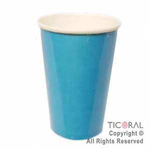 VASO POLIPAPEL AZUL 240CC X 8 UNIDADES