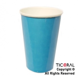 VASO POLIPAPEL AZUL 240CC X 8 UNIDADES