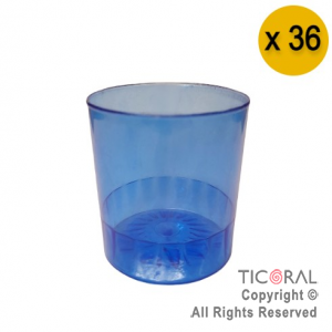 VASO DEGUSTACION 100 CC AZUL x 36