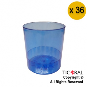 VASO DEGUSTACION 100 CC AZUL x 36