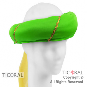 SOMB TURBANTE VERDE CON TUL HS5388-2 x 1